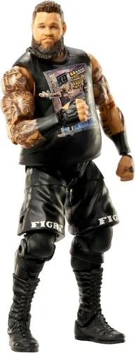 Miniatura 5 de Mattel WWE Kevin Owens Elite Collection Figura de acción, articulación de lujo y detalles realistas con accesorios icónicos, 6 pulgadas