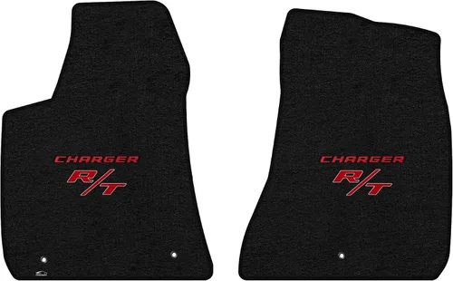 Miniatura 14 de Lloyd Mats Alfombrillas de piso de ajuste personalizado para Dodge Charger RWD 2011-2023 LogoMat Juego de 2 piezas Carbón