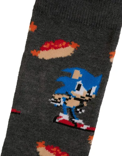 Miniatura 3 de Sonic The Hedgehog Mens 2 Pack Crew Socks