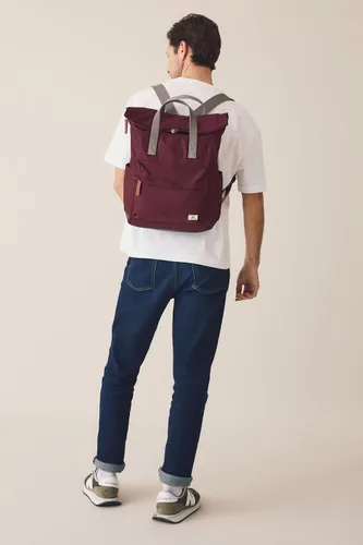 Miniatura 9 de ORI LONDON Mochila Rolltop para hombre y mujer - Mochila de viaje mediana de nailon para portátil y accesorios - The Canfield, Palta, Mediana