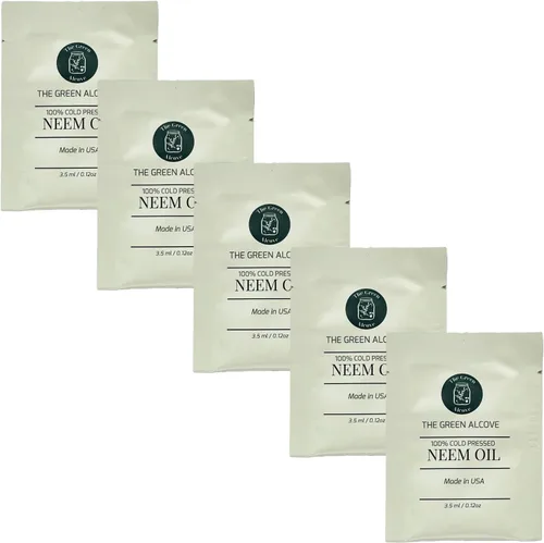 Recambio en aerosol de aceite de neem 100% prensado en frío para plantas de jardín de interiores y exteriores, hace 80 onzas líquidas | The Green