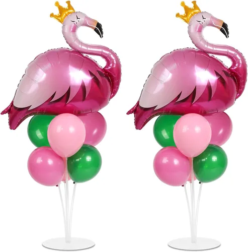 Miniatura 21 de Kit de soporte para globos de fiesta de fútbol 2 juegos con 2 globos de rugby de aluminio tipo bola, centro de mesa temático de fútbol para mesas