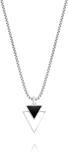 Miniatura 18 de Galis Collar para hombre, collar de cadena de plata de acero inoxidable de alta calidad para hombres, no se deslustra, cadenas para hombres