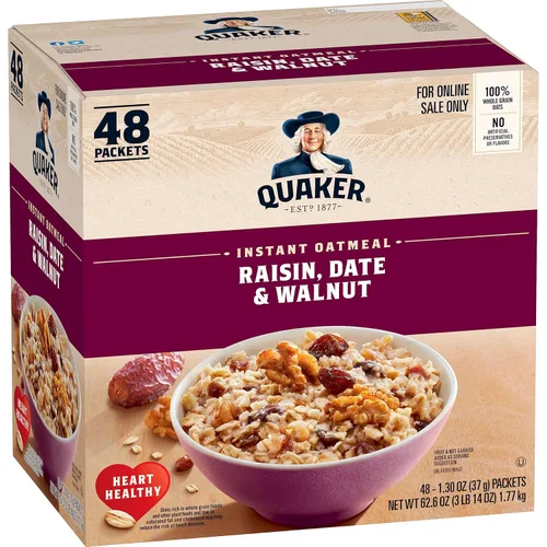 Miniatura 10 de Quaker Avena instantánea, arce y azúcar morena, paquetes individuales, 1.51 onzas (paquete de 48)