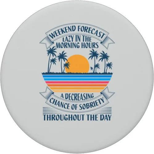Miniatura 3 de Fin de semana para beber vino, cerveza, licor, alcohol, humor divertido, PopSockets intercambiable PopGrip