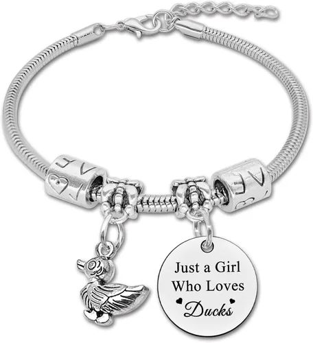 Pulsera de regalo para amantes de los animales para mujeres, regalo de cumpleaños de Navidad, patos, dragón, koala, lobo, vaca, regalo para niñas,