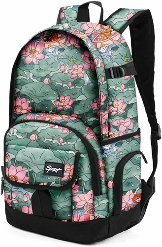 Miniatura 62 de Mochila escolar estilo Rickyh, mochila de viaje para hombres y mujeres, mochila ligera con compartimento para portátil, Tamaño único