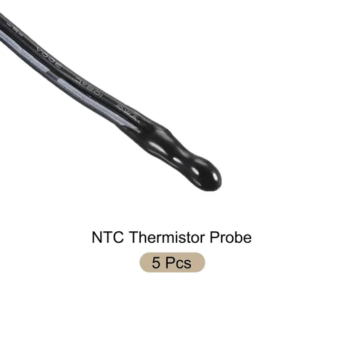 Miniatura 5 de Sonda de termistor NTC 5K 1.3ft impermeable epoxi sensor de temperatura, [para transmisor de temperatura digital] - 5pcs