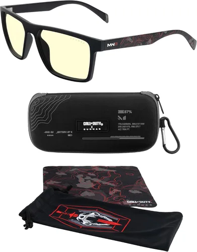 Miniatura 3 de Gunnar Lentes oficiales de Call of Duty para videojuegos, bloqueo de luz azul para juegos y computadora con tecnología patentada de lentes