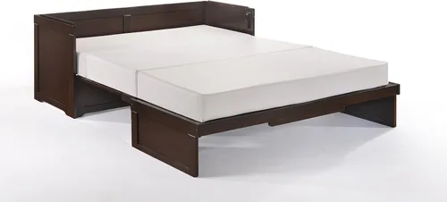 Miniatura 4 de Night & Day Murphy Cube - Cama tamaño Queen lista para montar con colchón de espuma viscoelástica SDS personalizado de 6 pulgadas (chocolate oscuro)