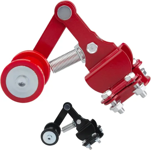 Miniatura 6 de Ajustador de Cadena Tensor Rodillo Guía Piezas de Repuesto del Mercado de Accesorios Ajuste Universal para Pit Pro Dirt Bike 4 Ruedas ATV QUAD