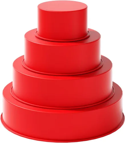 saphe 4 paquetes de moldes de silicona para pasteles, moldes redondos de silicona antiadherentes para hornear, juegos de utensilios de silicona para