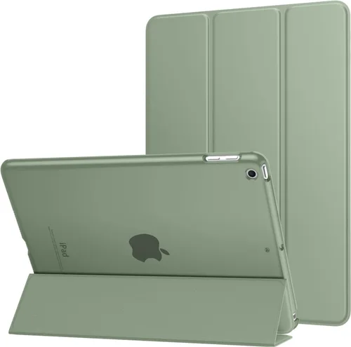 Miniatura 46 de MoKo Funda para iPad 9.7 2018/2017 de 5ª / 6ª Generación - Funda delgada y ligera con soporte para Smartphone con parte trasera translúcida