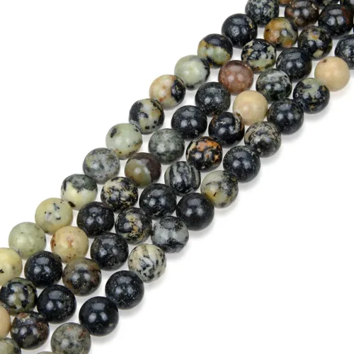 Miniatura 25 de 1 hebra Adabele natural de piedras preciosas múltiples amatista, lapislázuli, sodalita, aventurina, ojo de tigre, jaspe rojo jade amarillo, 0.315 in