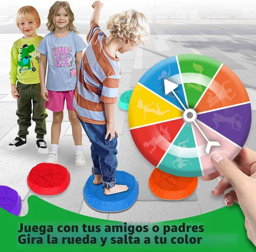 Miniatura 5 de Escalones para niños, 8/12 piezas duraderas, piedras de equilibrio antideslizantes para interiores y exteriores, juguetes para niños pequeños