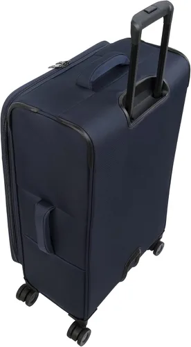Miniatura 6 de it luggage Precursor - Juego de 3 ruedas giratorias expansibles de 8 ruedas a cuadros Softside, Gris con azul, It Luggage Precursor - Juego de 3