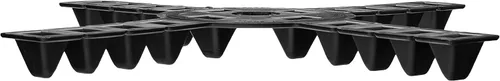 Miniatura 3 de Soporte para plantas Bosmere S10410 Down Under, 12 pulgadas, Negro