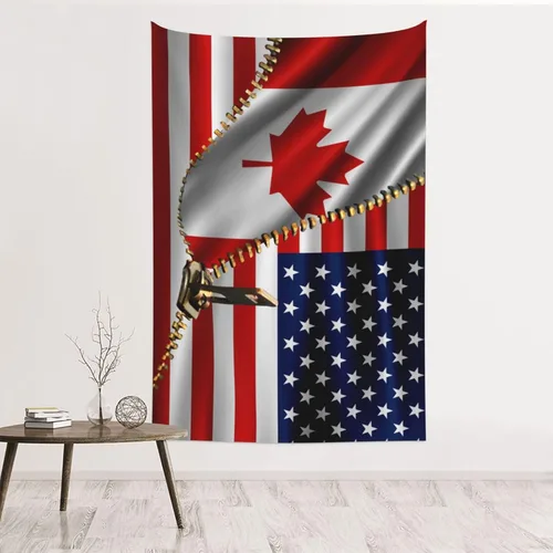Miniatura 16 de Tapiz de bandera estadounidense y bandera cubana de Cuba, 60 x 40 pulgadas, divertido tapiz estético, arte de pared para dormitorio, sala de estar
