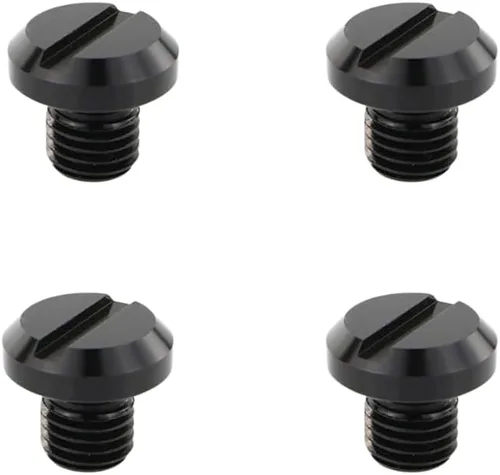 Miniatura 3 de Xitomer 4 tapones para agujeros de espejo M10x1.25, aptos para Z125/Z400/FZ-07 MT-07 / FZ-09 MT-09, CRF250L/CB1000R, SV650 / KLR 650, CNC de aluminio