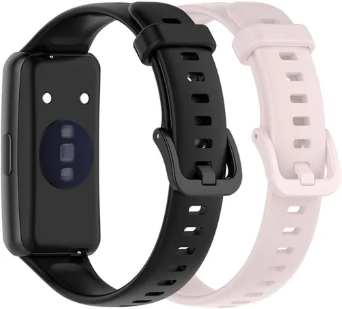 Miniatura 27 de Senter Banda de repuesto de goma suave de liberación rápida para Huawei Band 7 Smart Watch Púrpura