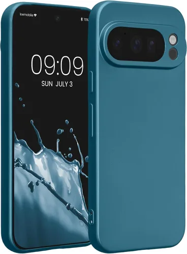 Miniatura 239 de kwmobile Funda compatible con Google Pixel 9 Pro - Funda protectora delgada de TPU para teléfono - Acabado mate suave - Negro mate