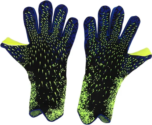 Guantes de portero de fútbol, guantes de portero antideslizantes de látex grueso, guantes de competición de entrenamiento de amortiguación