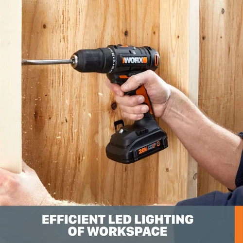 Miniatura 7 de Worx WX108L 20V 1/2" Taladro atornillador inalámbrico Power Share - (Baterías y cargador incluidos)