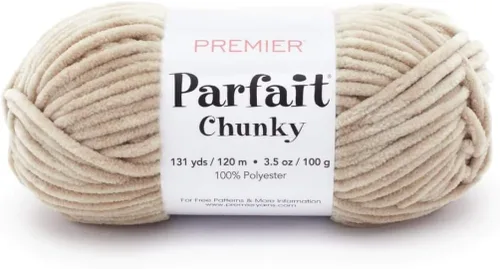 Miniatura 15 de Premier Parfait Hilo Grueso - Súper Voluminoso para Tejer y Hacer Ganchillo, Chenilla, Sunshine