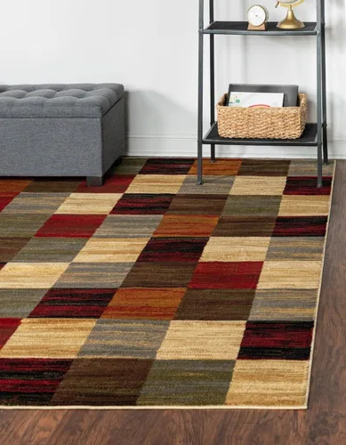 Miniatura 7 de Unique Loom Barista Collection - Alfombra Gava (2' 2" x 3' 1" Rectangular, Multi/ Marrón)