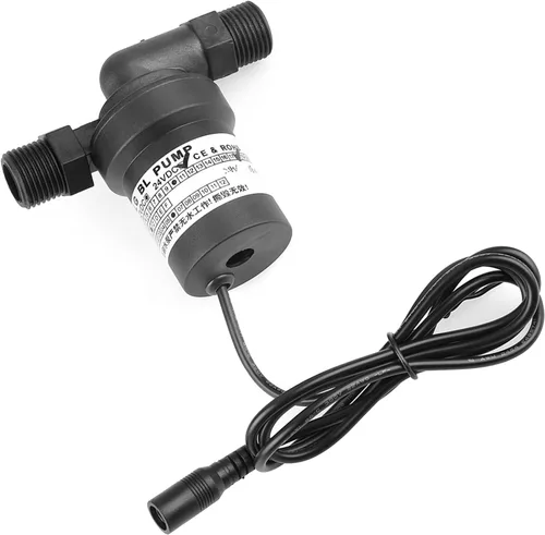 Miniatura 2 de Bomba sumergible sin escobillas sin escobillas solar de alta temperatura de 24V DC Fuga de bombeo de circulación 1/2 pulgada para calentador de agua