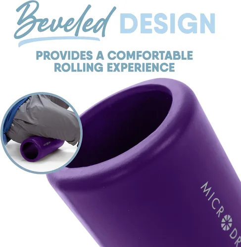 Miniatura 7 de MICRODRY Rodillo trasero de espuma de lujo para alivio muscular, rodillo para yoga, estiramiento, masaje firme de tejido profundo y liberación