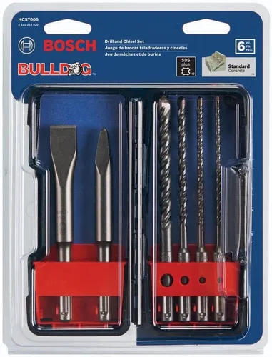 Miniatura 6 de BOSCH GBH2-28L 1-1/8" SDS-plus Bulldog Xtreme Max Martillo giratorio y 6 piezas SDS-plus Juego de brocas comerciales de mampostería SDS-plus