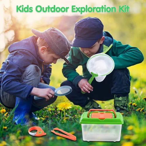 Miniatura 2 de PLAY Kit para Atrapar Insectos, Juguetes al Aire Libre para Niños de 4-8 8-12 años, Aspiradora para Atrapar Insectos con Caja de Hábitat