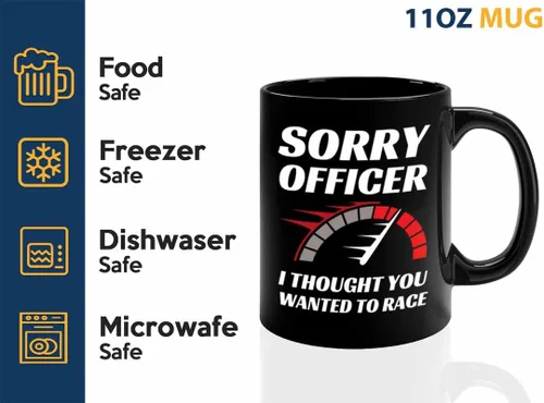 Miniatura 3 de Taza de café Racer de 11 onzas, color negro, con texto en inglés "Wanted To Racer" - Fuel Speed Racer Car Guys Circuit Automotriz Racing Boy Regalos