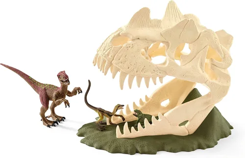 Miniatura 2 de Trampa grande para cráneos con velociraptor