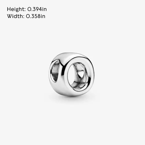 Miniatura 5 de Colgante de plata de ley 925 con letra PANDORA
