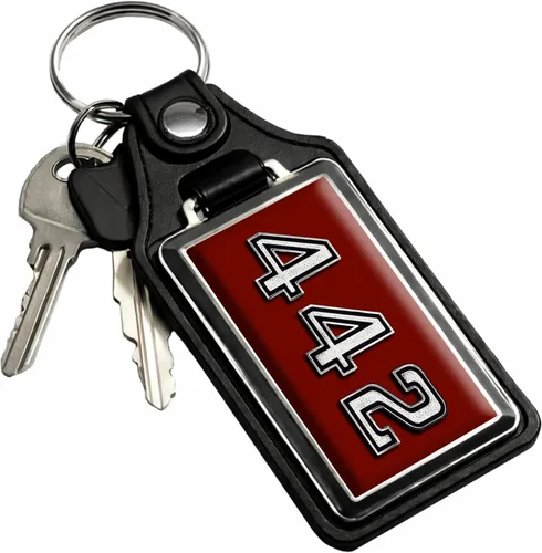 Miniatura 9 de Brotherhood Car Key Chain for Cutlass - Classic Models Keychain for Men and Women Gift Key Ring Azul alpino