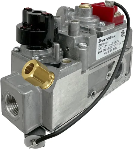 Miniatura 5 de Válvula de gas Millivolt Durablow 710-502, reemplazo de chimenea certificado CSA de 70,000 BTU para Robertshaw 7000MVRLC, Johnson, Majestic, Empire