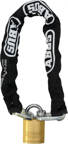 Miniatura 8 de ABUS Cadena de seguridad cuadrada gruesa de acero endurecido 8KS/16 para bicicletas, contenedores, remolques, cuatrimotos, motocicletas y propiedad