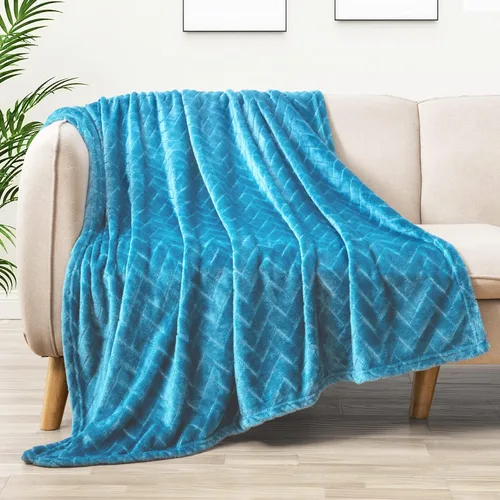 Miniatura 14 de Whale Flotilla Manta de Forro Polar Transpirable Tamaño Twin para Cama (90x66 Pulgadas), Mantas Súper Suaves y Peludas para Todas las Estaciones