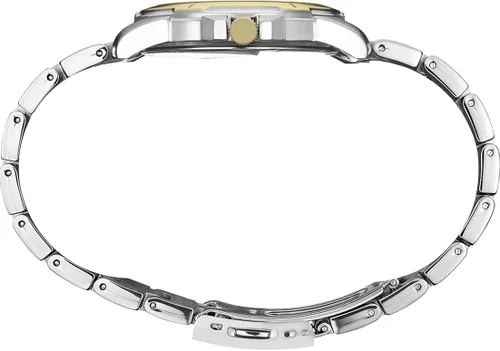 Miniatura 2 de SEIKO Reloj de vestir de cuarzo japonés para hombre con correa de acero inoxidable plateado 10 modelo SUR356 Gris