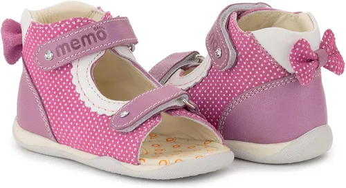 Miniatura 8 de Memo Mini Baby Girl First Walker - Sandalia ortopédica de piel antideslizante
