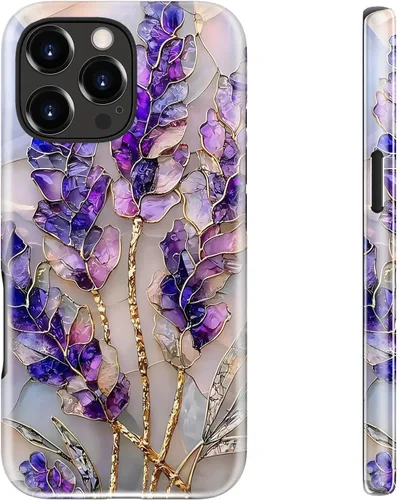 Miniatura 98 de bemal Funda para iPhone 12 Mini, estética, vintage, floreciente, peonía, concha, femenina, compatible con MagSafe, moderna, única, moderna, moderna