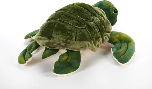 Miniatura 6 de The Petting Zoo Conservation - Peluche de tortuga marina, regalos para niños, animales del océano, juguete de peluche de tortuga marina de 18