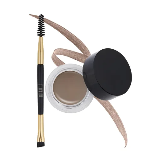 Milani Stay Put Brow Color - Marrón Medio (0.09 onzas) Color para cejas vegano, sin crueldad animal que rellena y da forma a las cejas