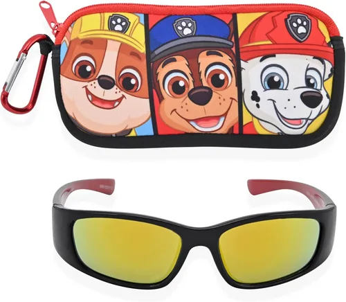 Nickelodeon Paw Patrol - Gafas de sol para niños con funda para gafas y protección UV