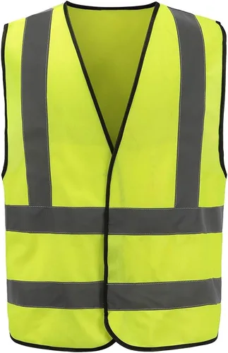 AYKRM chaleco de alta visibilidad de 12 colores con alta visibilidad reflectante para trabajo de construcción y seguridad (XS-8XL)