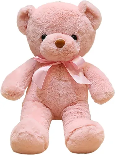Miniatura 3 de Oso de peluche de 13 pulgadas, juguete de peluche de cumpleaños, Navidad, día de San Valentín, regalo para niños y novia (azul)