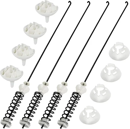 W10780048 Kit de varilla de suspensión para lavadora (23.6 pulgadas), perfecto para la lavadora Whirl.pool Am.ana K.enmore Ma.ytag, reemplazar