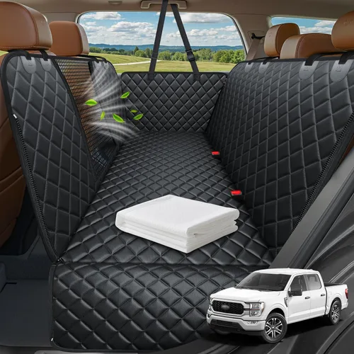 Miniatura 12 de URPOWER Funda de asiento para perro, hamaca 100% impermeable, 600D, resistente, a prueba de arañazos, antideslizante, duradera, suave